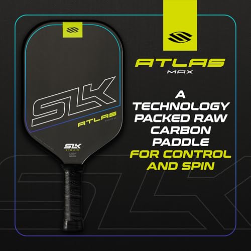 Selkirk Sport Atlas Pickleball Paddle | SLK Raw Carbon Fiber Pickleball Paddle Set | The Perfect Starter for Any Upcoming Pickleball Player