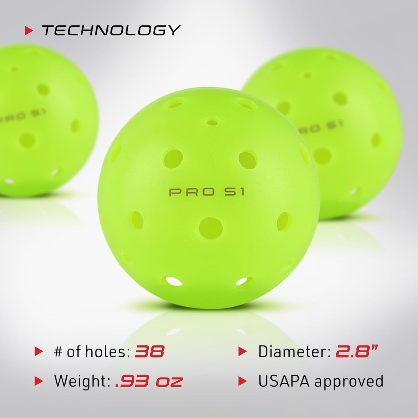 Selkirk Sport SLK Pickleball Paddle Set of 4 | SLK Neo Fiberglass and Graphite Pickleball Paddle Sets + Pro S1 Pickleball Ball 12 Pack Bundle