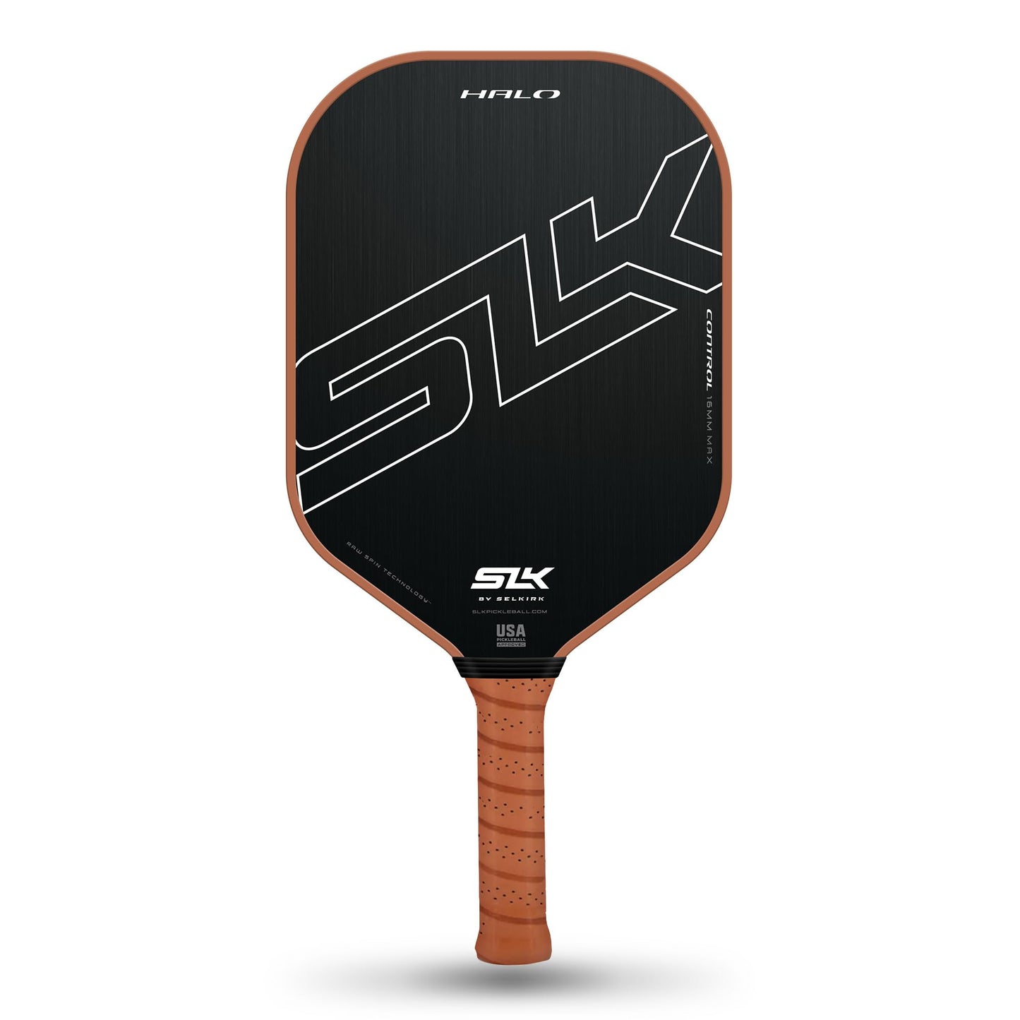 Selkirk Sport SLK Halo Raw Carbon Fiber Pickleball Paddle | Designed in The USA | Choose from The T700 Raw Carbon Fiber Power, The 18k Ultraweave Control, or The Kevlar Linkweave Thermoformed Pro