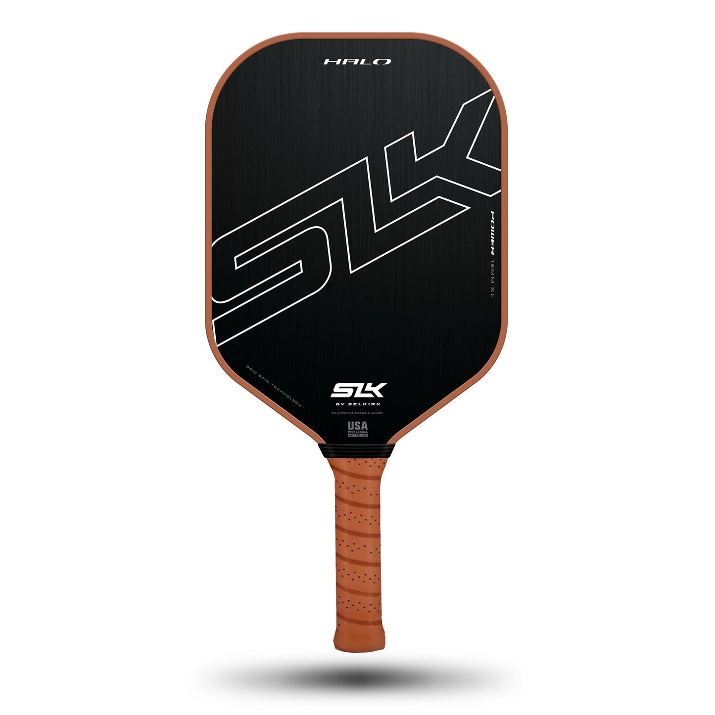 Selkirk Sport SLK Halo Raw Carbon Fiber Pickleball Paddle | Designed in The USA | Choose from The T700 Raw Carbon Fiber Power, The 18k Ultraweave Control, or The Kevlar Linkweave Thermoformed Pro