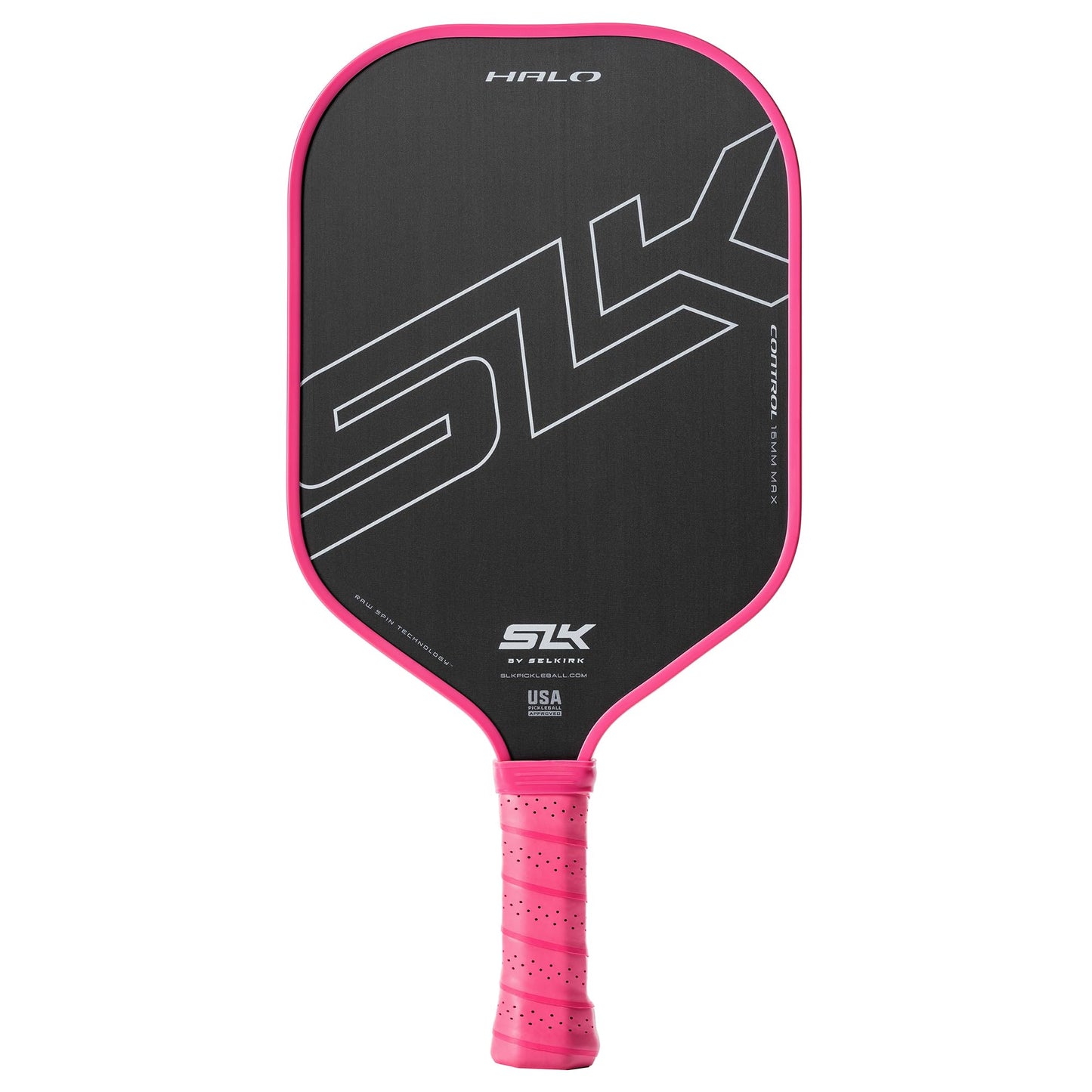 Selkirk Sport SLK Halo Raw Carbon Fiber Pickleball Paddle | Designed in The USA | Choose from The T700 Raw Carbon Fiber Power, The 18k Ultraweave Control, or The Kevlar Linkweave Thermoformed Pro