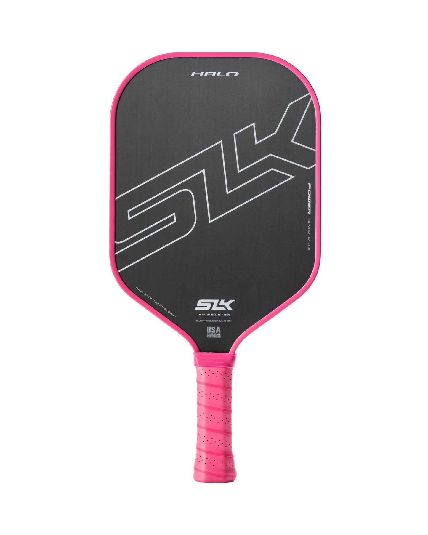 Selkirk Sport SLK Halo Raw Carbon Fiber Pickleball Paddle | Designed in The USA | Choose from The T700 Raw Carbon Fiber Power, The 18k Ultraweave Control, or The Kevlar Linkweave Thermoformed Pro