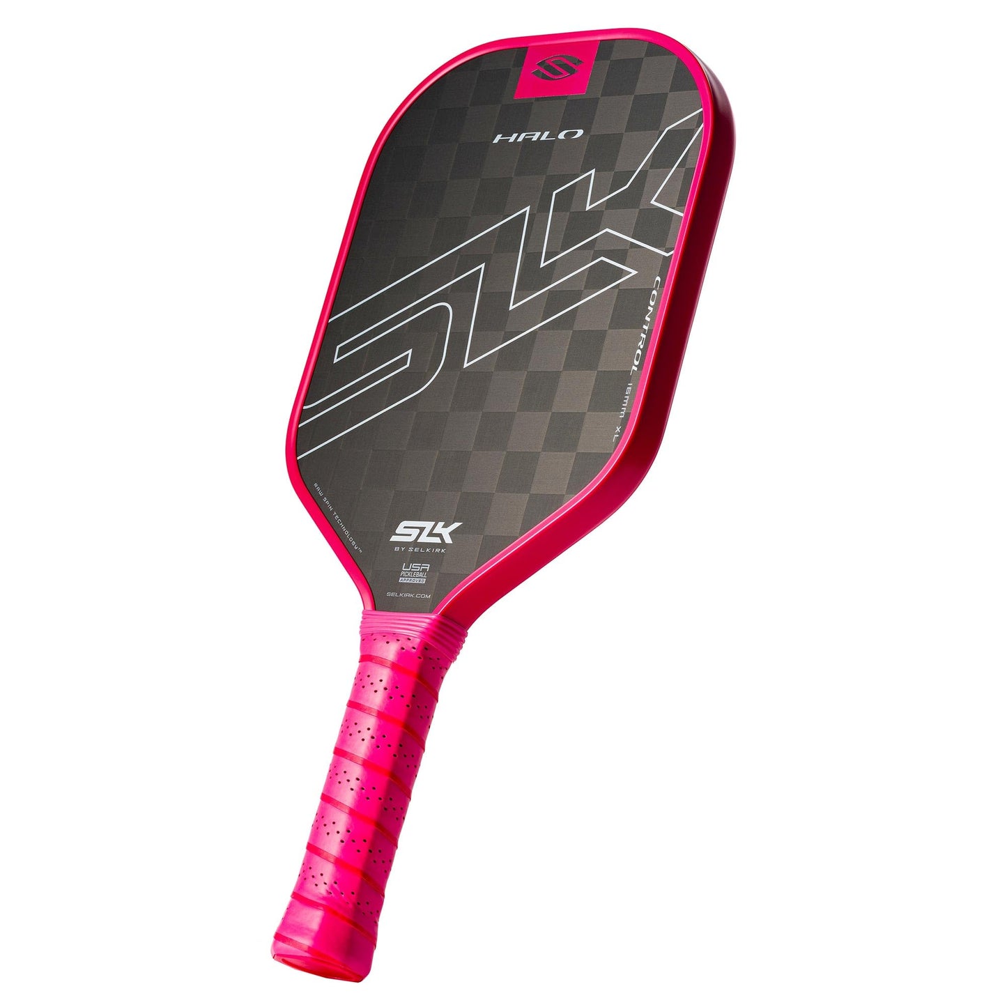 Selkirk Sport SLK Halo Raw Carbon Fiber Pickleball Paddle | Designed in The USA | Choose from The T700 Raw Carbon Fiber Power, The 18k Ultraweave Control, or The Kevlar Linkweave Thermoformed Pro