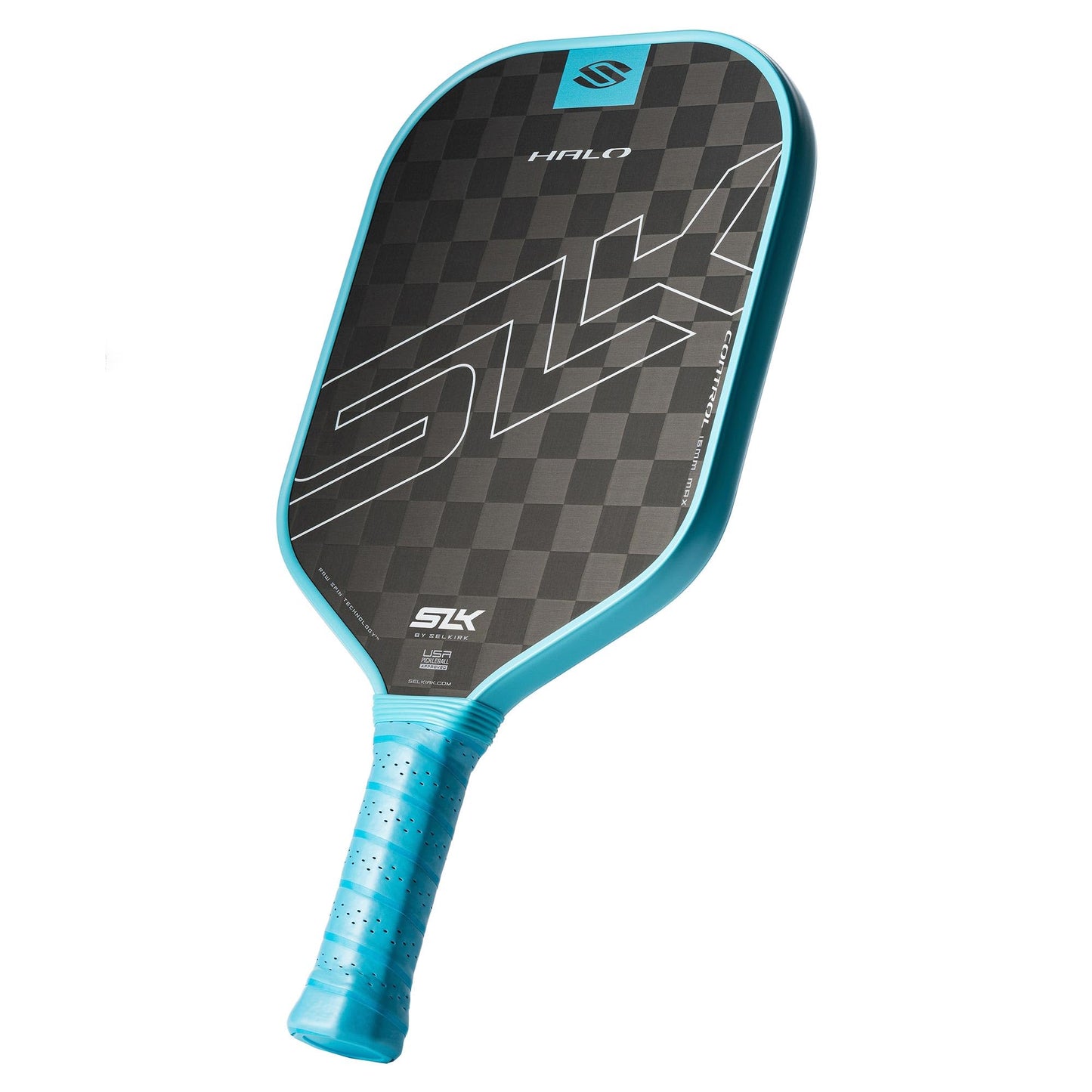 Selkirk Sport SLK Halo Raw Carbon Fiber Pickleball Paddle | Designed in The USA | Choose from The T700 Raw Carbon Fiber Power, The 18k Ultraweave Control, or The Kevlar Linkweave Thermoformed Pro