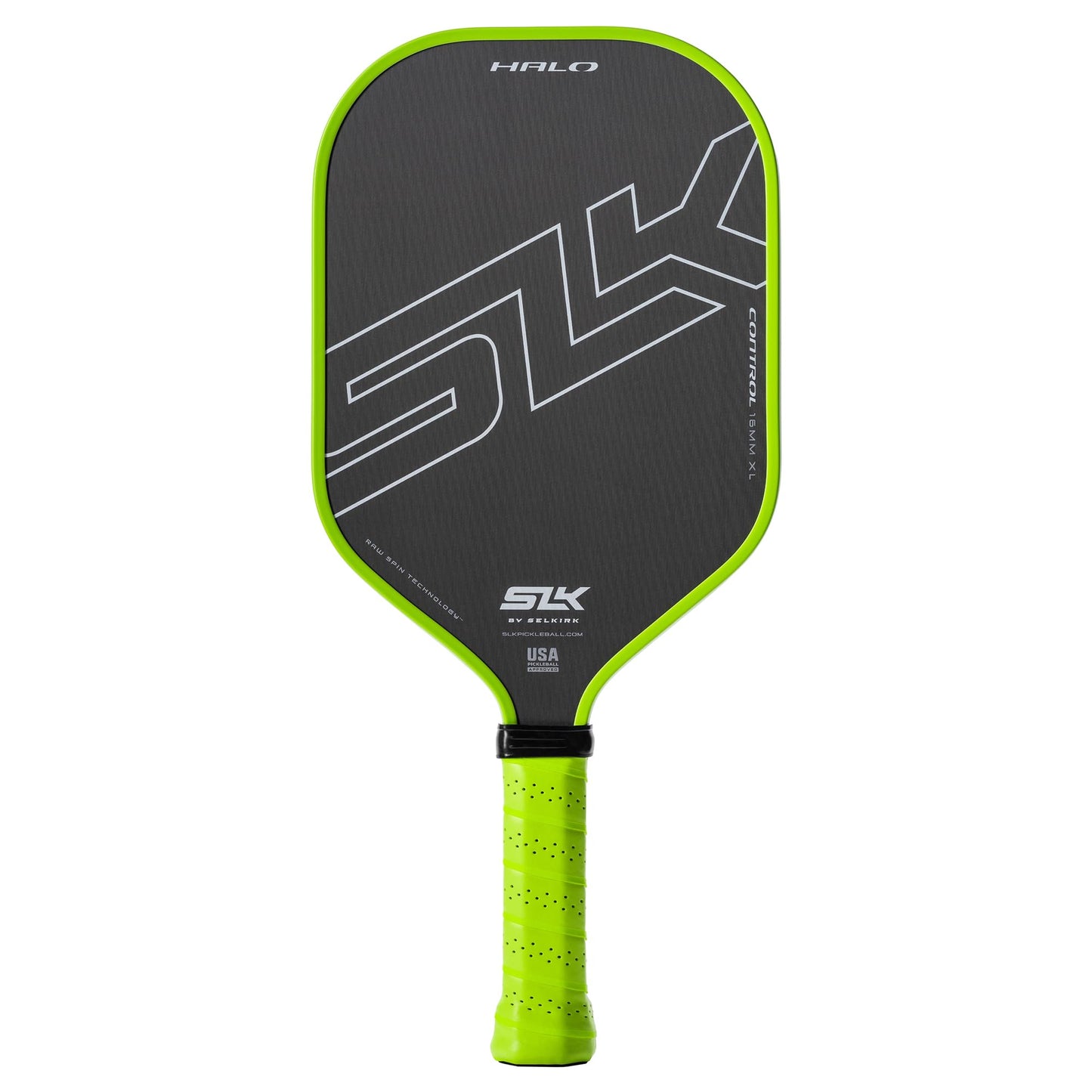 Selkirk Sport SLK Halo Raw Carbon Fiber Pickleball Paddle | Designed in The USA | Choose from The T700 Raw Carbon Fiber Power, The 18k Ultraweave Control, or The Kevlar Linkweave Thermoformed Pro