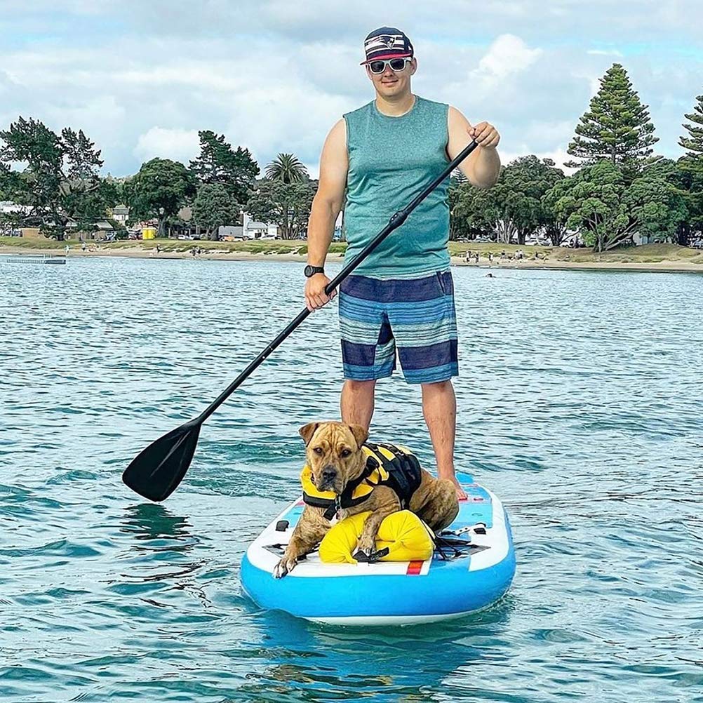 SUP Paddle - 3 Pieces Adjustable Aluminium SUP Paddle Alloy Shaft Paddle Board Paddles with Glass Fiber Blade for Surfing, Floating,Water Sport