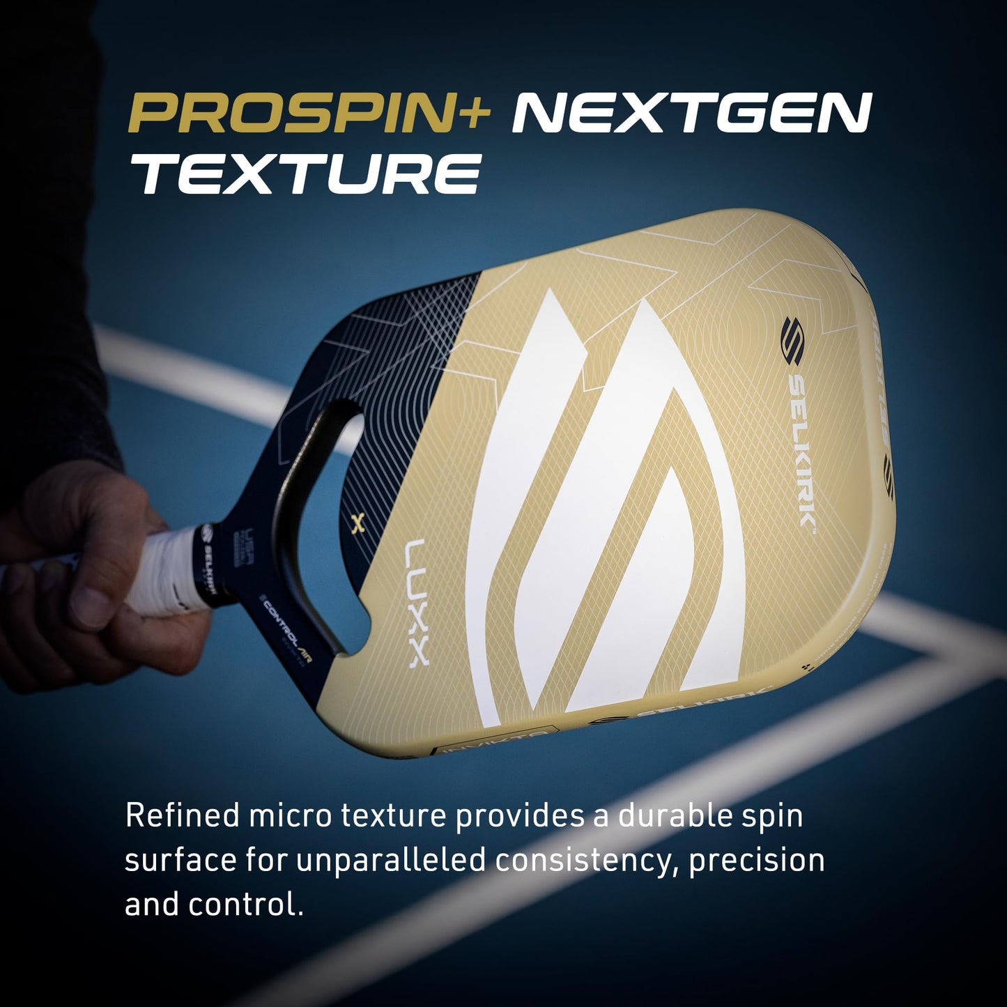 Selkirk LUXX Control Pickleball Paddle | Carbon Fiber Paddle with Polypropylene X7 Core | Designed for Unmatched Control and Added Power
