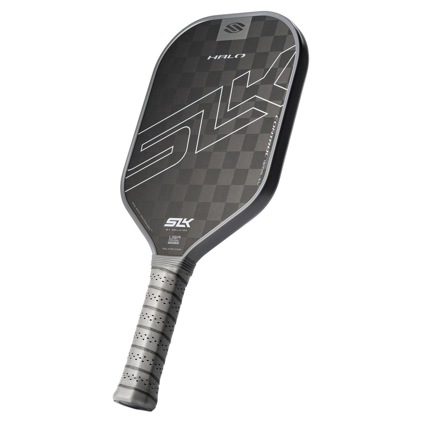 Selkirk Sport SLK Halo Raw Carbon Fiber Pickleball Paddle | Designed in The USA | Choose from The T700 Raw Carbon Fiber Power, The 18k Ultraweave Control, or The Kevlar Linkweave Thermoformed Pro
