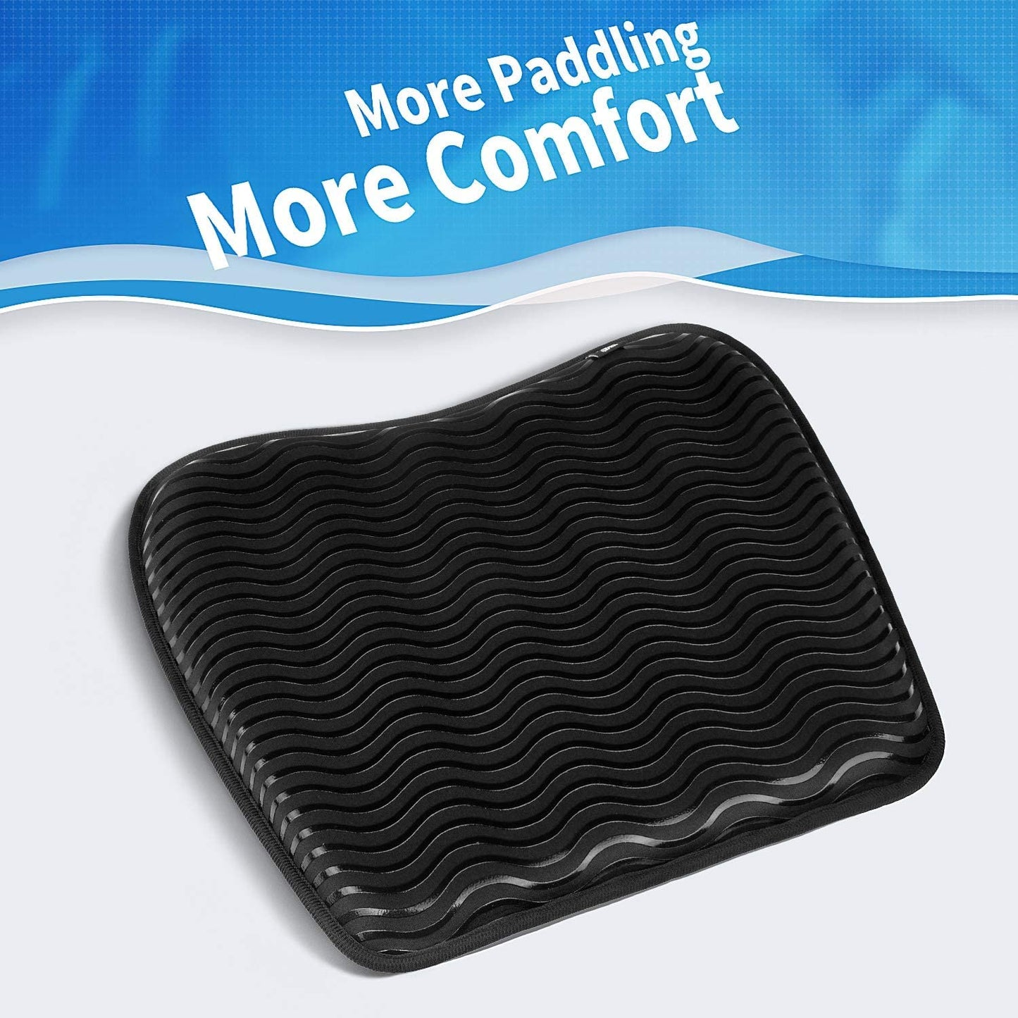 Anti Slip Kayak Seat Cushion for Kayaking,Canoeing,Drifting,Rafting,Fishing and More(15" L 12.2" W 1.02" H)