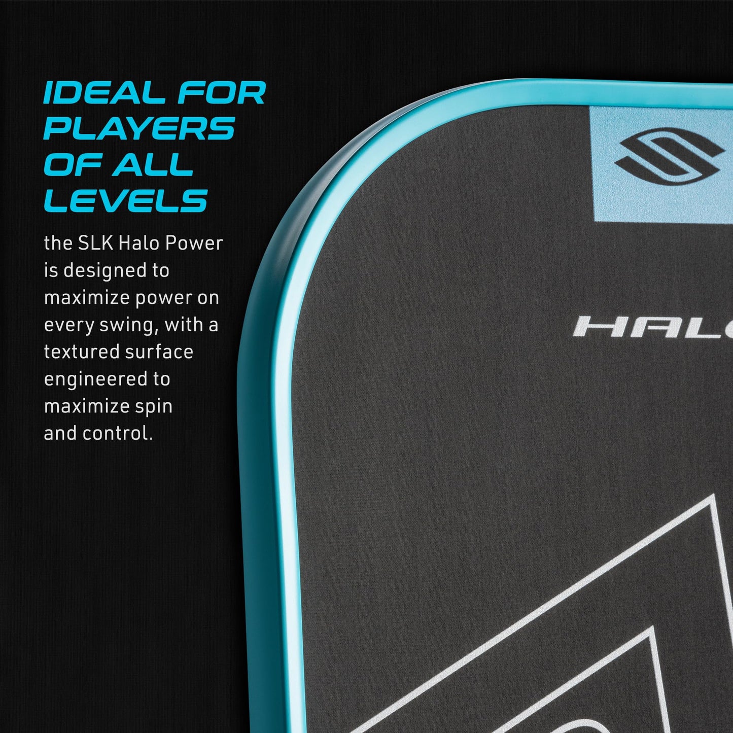Selkirk Sport SLK Halo Raw Carbon Fiber Pickleball Paddle | Designed in The USA | Choose from The T700 Raw Carbon Fiber Power, The 18k Ultraweave Control, or The Kevlar Linkweave Thermoformed Pro