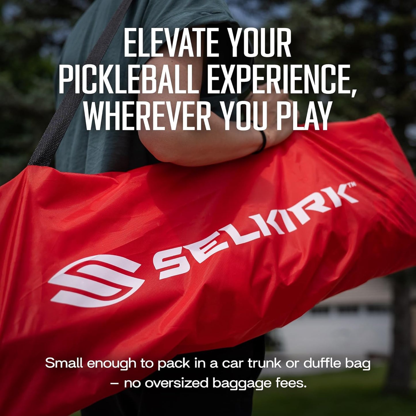 Selkirk Sport Quick Set Pickleball Net | USAPA Regulation Size | Fast 5-Minute Setup | Portable & Lightweight | Wind-Resistant & Stable | Heavy-Duty Carry Bag
