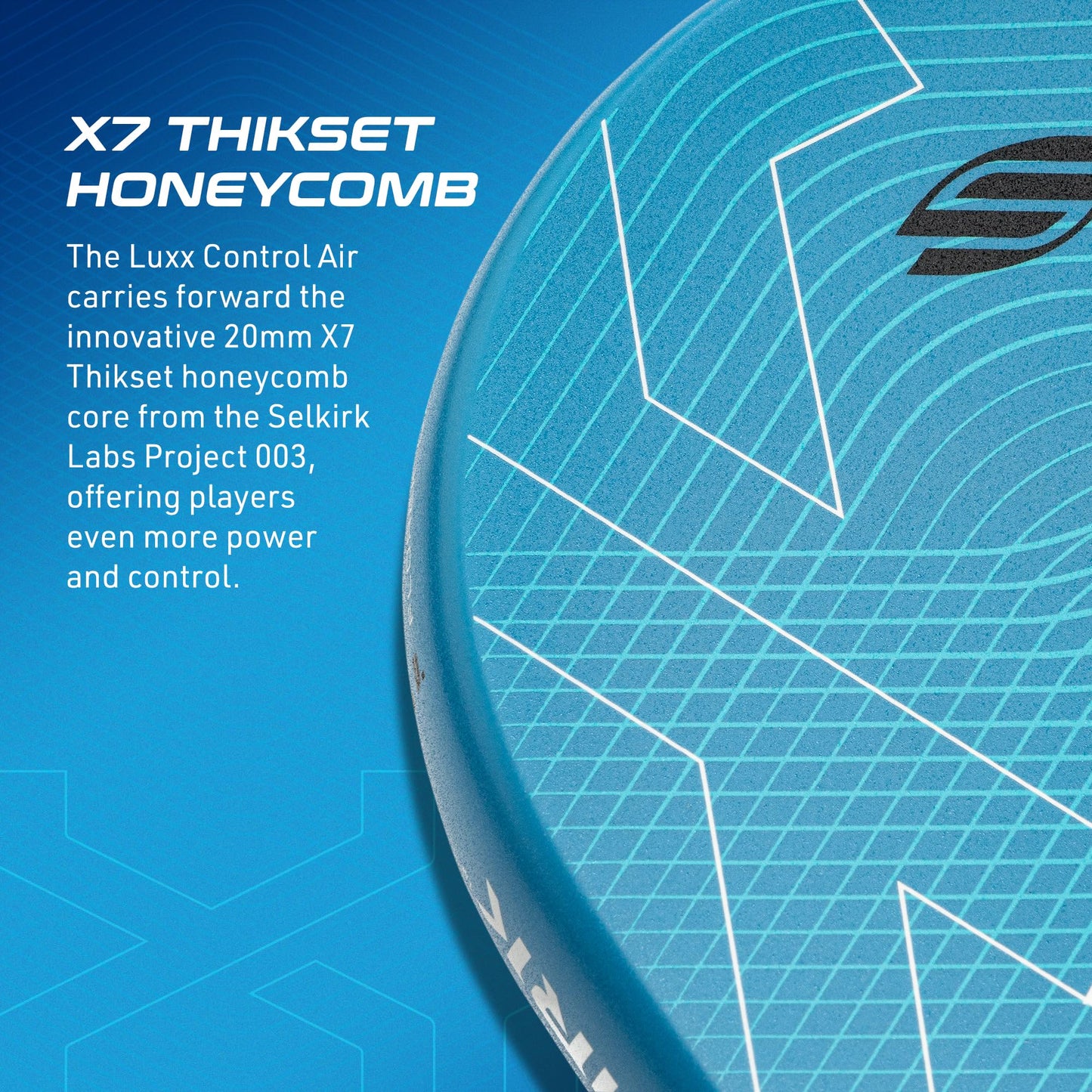 Selkirk LUXX Control Pickleball Paddle | Carbon Fiber Paddle with Polypropylene X7 Core | Designed for Unmatched Control and Added Power