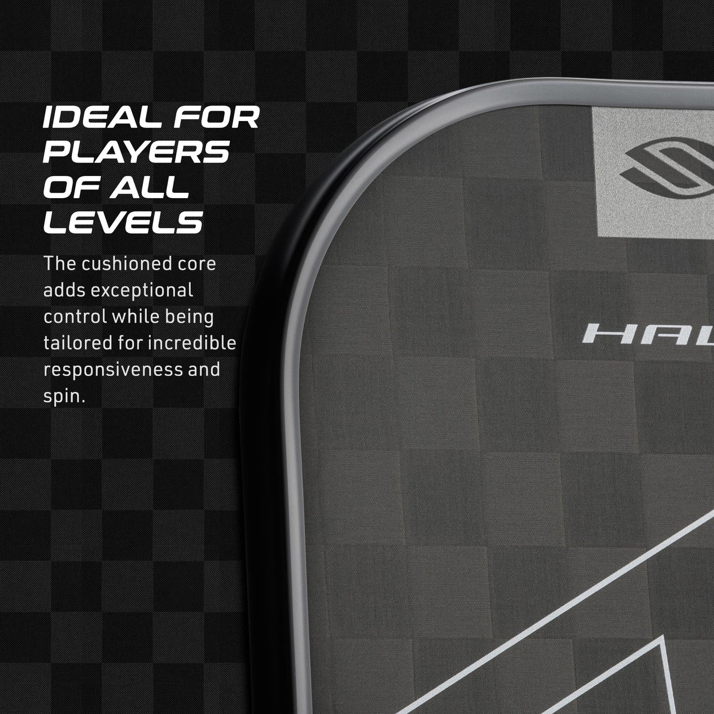 Selkirk Sport SLK Halo Raw Carbon Fiber Pickleball Paddle | Designed in The USA | Choose from The T700 Raw Carbon Fiber Power, The 18k Ultraweave Control, or The Kevlar Linkweave Thermoformed Pro