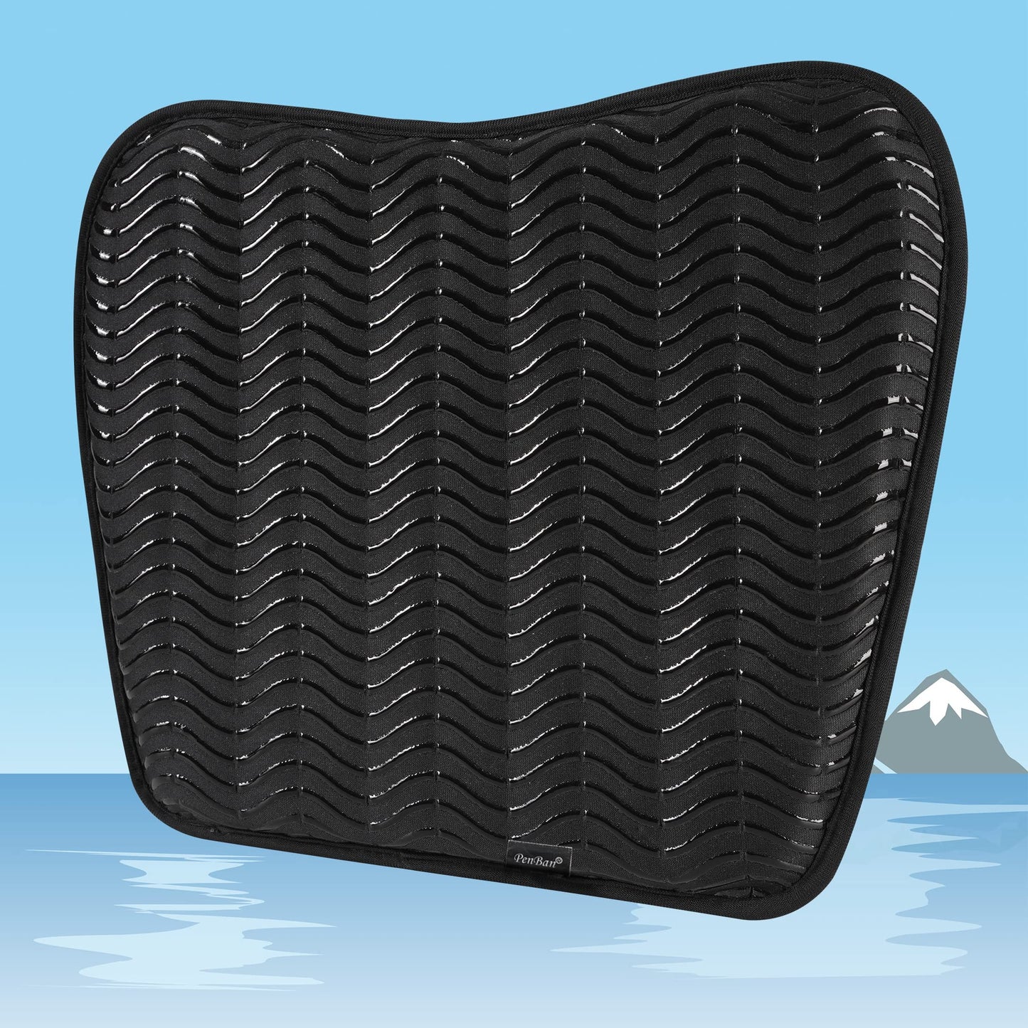 Anti Slip Kayak Seat Cushion for Kayaking,Canoeing,Drifting,Rafting,Fishing and More(15" L 12.2" W 1.02" H)