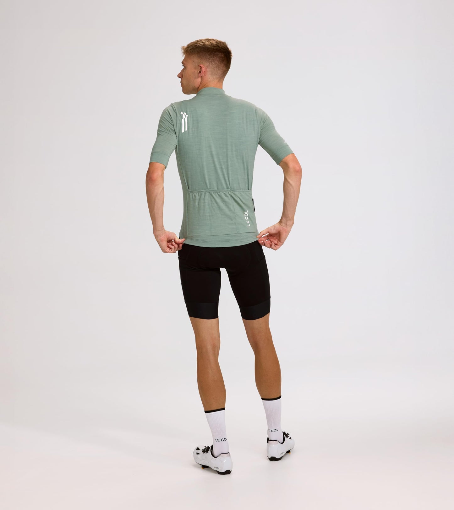 ARC Men's Merino Cycling Jersey | Italian Merino Blend Jersey | Temperature Regulating, Fast Wicking, Quick Dry |S-XL