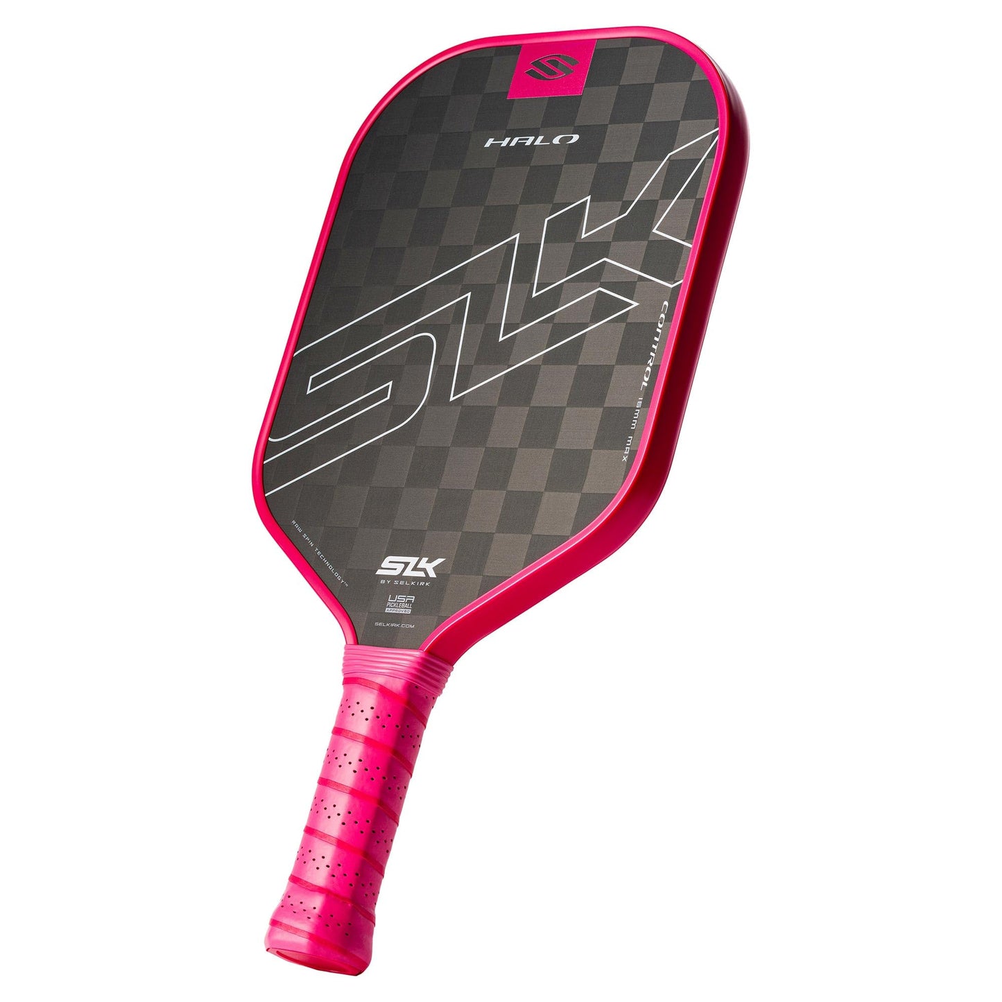 Selkirk Sport SLK Halo Raw Carbon Fiber Pickleball Paddle | Designed in The USA | Choose from The T700 Raw Carbon Fiber Power, The 18k Ultraweave Control, or The Kevlar Linkweave Thermoformed Pro