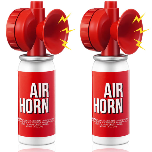 Saillong 1.4oz Boat Air Horn for Safety, Loud Marine Air Horns Can, Mini Small Blow Fog Bear Air Horn, Emergency Use for Sporting Events, Boat, Animal Alarm, Meet Us Coast Guard