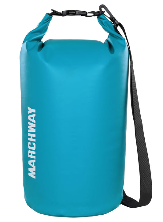 MARCHWAY Floating Waterproof Dry Bag Backpack 5L/10L/20L/30L/40L, Roll Top Sack Keeps Gear Dry for Kayaking, Rafting, Boating, Swimming, Camping, Hiking, Beach, Fishing