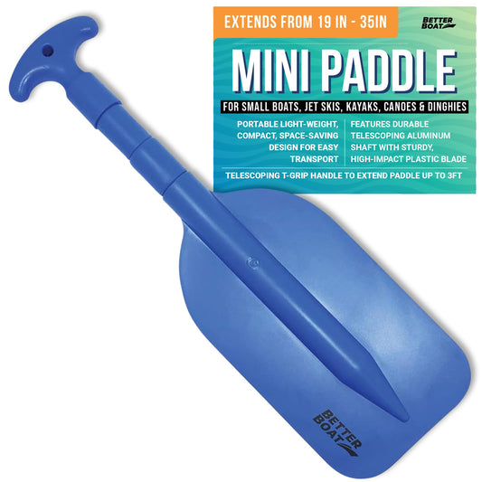 Boat Paddle Telescoping Plastic Collapsible Oar Kayak Jet Ski Tube Rafting and Miniature Mini Canoe Paddles Small Tubing Floats Oars Row and Safety Boat Accessories for Kids and Adults