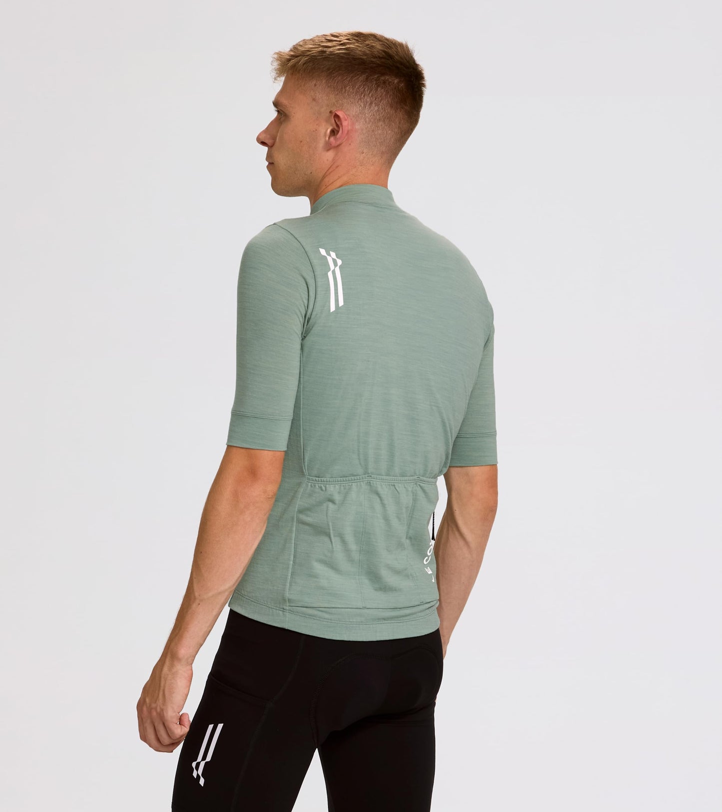 ARC Men's Merino Cycling Jersey | Italian Merino Blend Jersey | Temperature Regulating, Fast Wicking, Quick Dry |S-XL